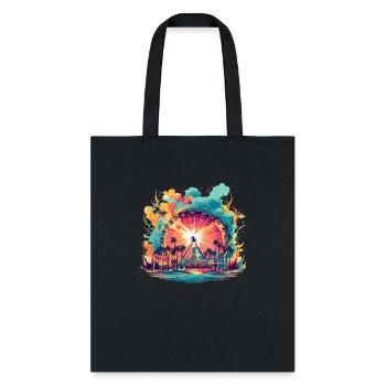 Amusement-Park Theme-Park Carnival-fair - Tote Bag - black - Front