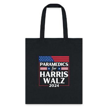 Paramedics For Harris Walz 2024 - Tote Bag - black - Front