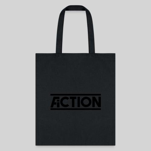 Action Fiction Logo (Black) - Tote Bag