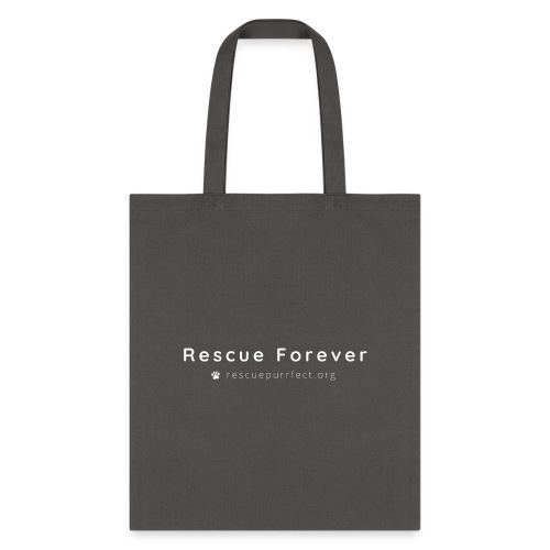 Rescue Purrfect Basic Logo White - Tote Bag