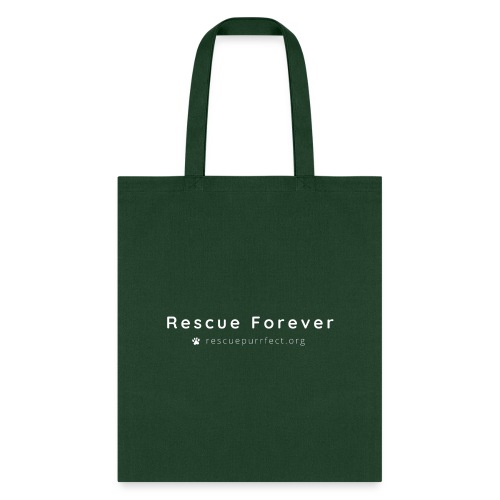Rescue Purrfect Basic Logo White - Tote Bag