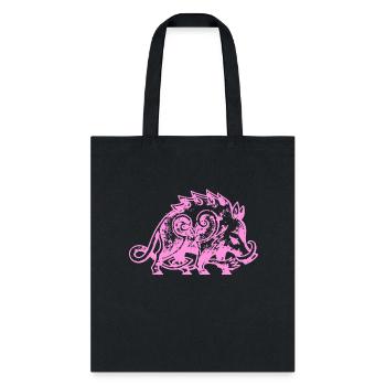 Celtic Boar - Tote Bag - black - Front