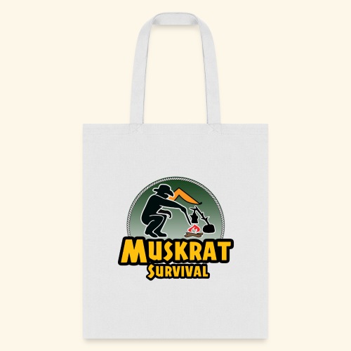 Muskrat round logo - Tote Bag
