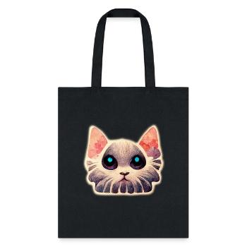 Blue Eyed Persian cat - Tote Bag - black - Front