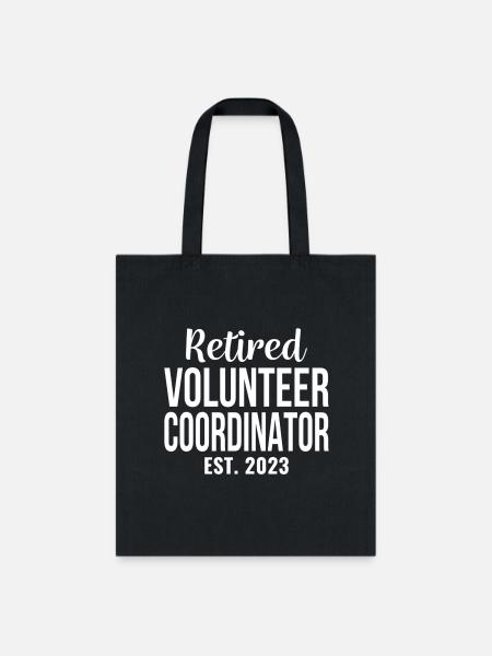 Retired Voleer Coordinator - Tote Bag - black
