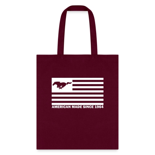 Mustang Flag white - Tote Bag