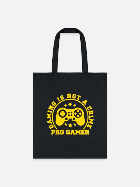 Gaming is not a Game pro Gamer video games - Tote Bag - black