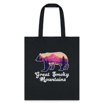 Smoky Mountains Gatlinburg Tennessee - Tote Bag - black - Front