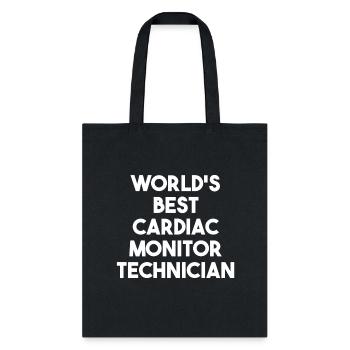 World'S Best Cardiac Monitor Technician - Tote Bag - black - Front