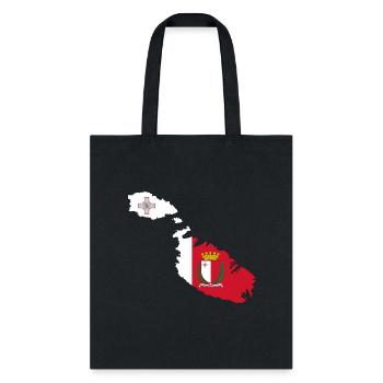 Malta Map - Tote Bag - black - Front