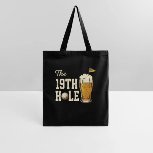 Golf Lover T-Shirt: The 19th Hole Beer Design - Tote Bag