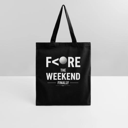 Golf Gift for Dad - Funny Fore Weekend Shirt - Men - Tote Bag