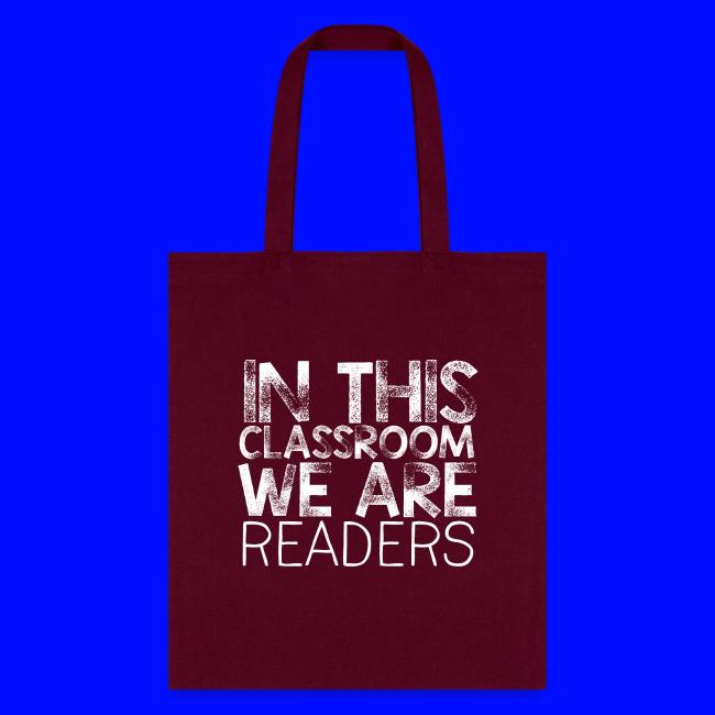 In This Classroom We Are Readers Teacher Pillow