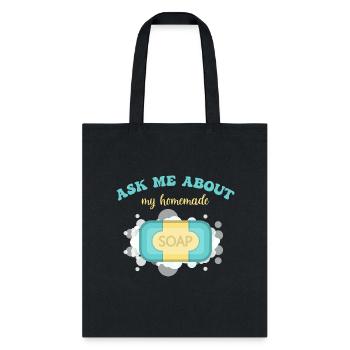Soap Making Soap Maker - Tote Bag - black - Front