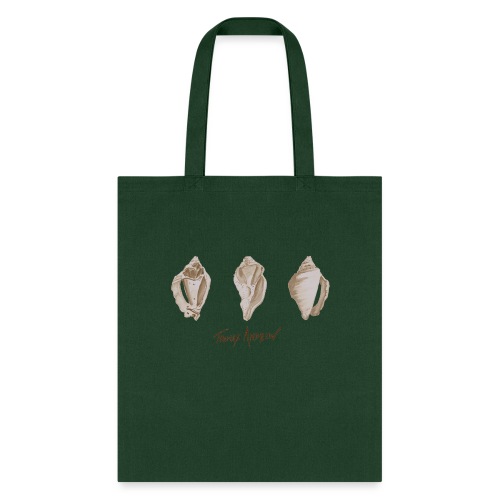 Shells 3 in a row with signature - Tote Bag