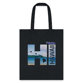 Hakalau Hi Hawaii Aloha State Vacation - Tote Bag - black - Front