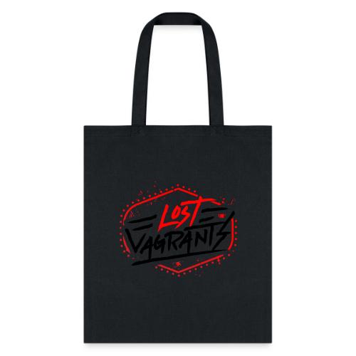 Lost Vagrants Black Text Logo - Tote Bag