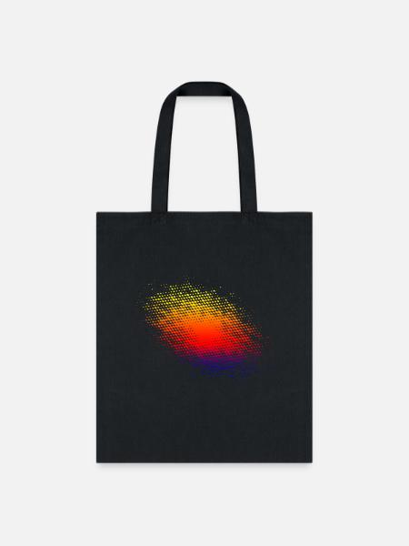 Gradient Halftone - Tote Bag - black