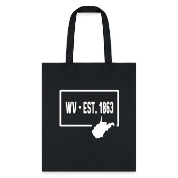 West Virginia Wv - Home Hometown Vacation Travel - Tote Bag - black - Front