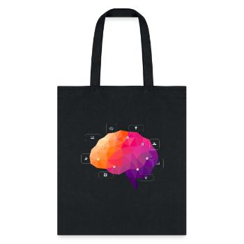 Brain - Tote Bag - black - Front