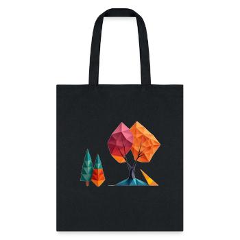 abstract - Tote Bag - black - Front