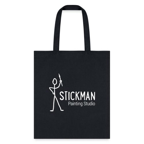Stickman Logo In White - Tote Bag