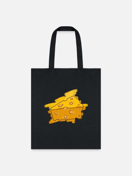 Cheesy - Tote Bag - black