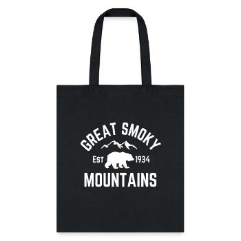 Great Smoky Moains National Park Bear - Tote Bag - black - Front