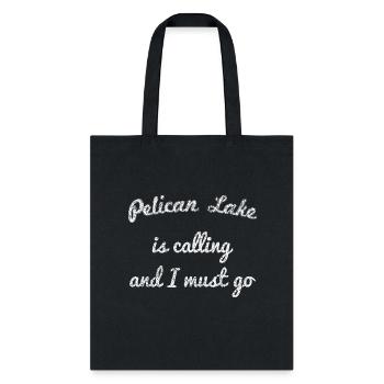 Pelican Lake Minnesota Fishing Camg Summer - Tote Bag - black - Front