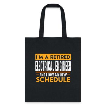 Retired Electrical Engineer - Tote Bag - black - Front