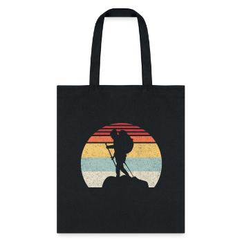 Hiking Hiking - Tote Bag - black - Front