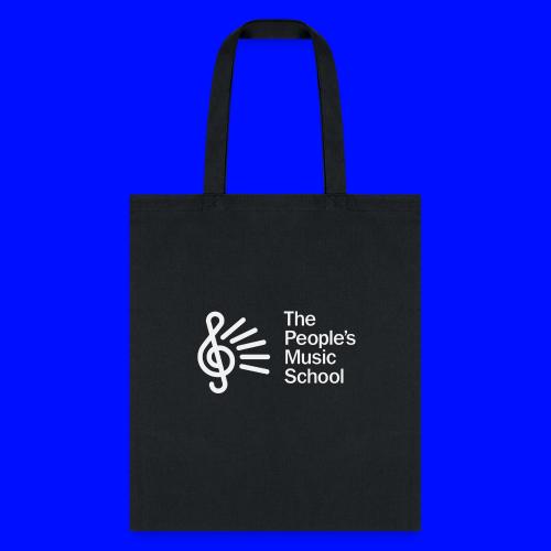 People's logo - black + white - Tote Bag