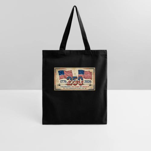 USA 250th Anniversary Flags Emblem - Tote Bag