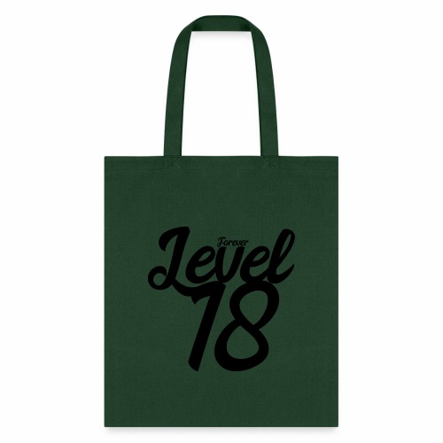 Forever Level 18 Gamer Birthday Gift Ideas - Tote Bag