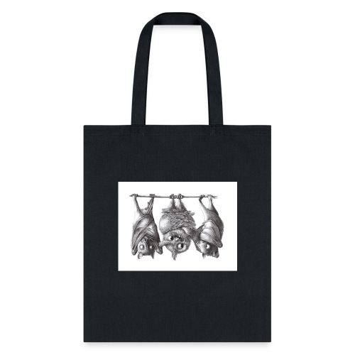 Vampire Owl with Bats - Tote Bag