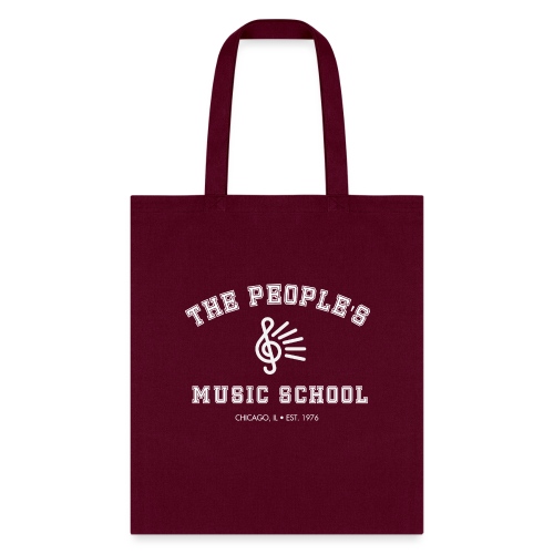 The People's Music School Varsity Lettering - Tote Bag