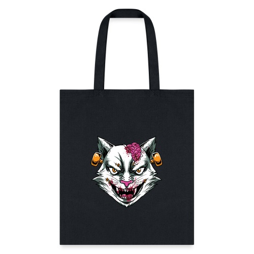 Horror Mashups: Zombie Stein Cat T-Shirt - Tote Bag