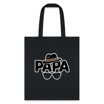 papa - Tote Bag - black - Front