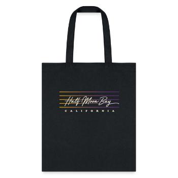 Half Moon Bay Style California - Tote Bag - black - Front