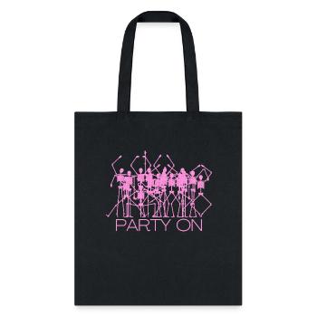 Bone Party - Tote Bag - black - Front
