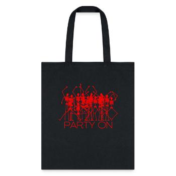Bone Party - Tote Bag - black - Front