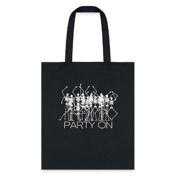 Bone Party - Tote Bag - black - Front