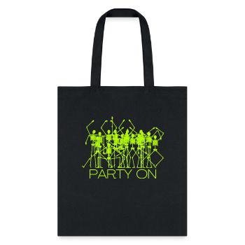 Bone Party - Tote Bag - black - Front