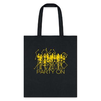 Bone Party - Tote Bag - black - Front