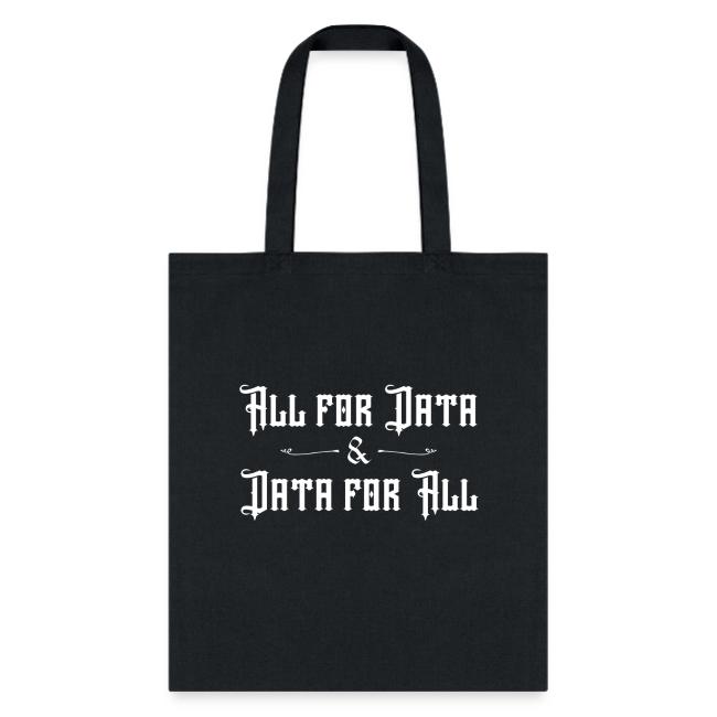 All for Data, Data for All (dark)