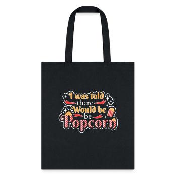 Popcorn - Tote Bag - black - Front