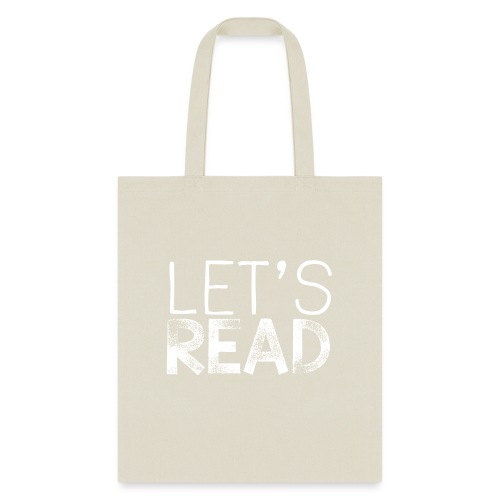 Let's Read Teacher Pillow Classroom Library Pillow - Tote Bag