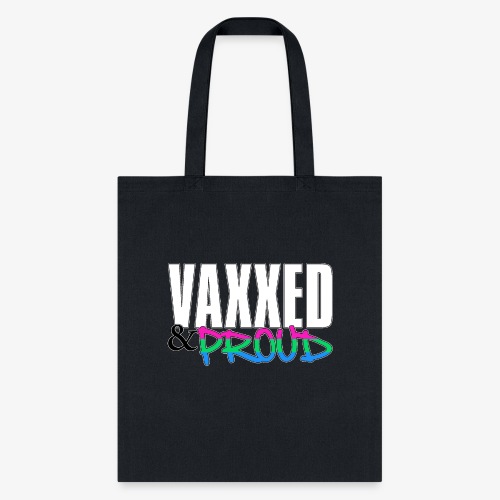Vaxxed & Proud Polysexual Pride Flag - Tote Bag