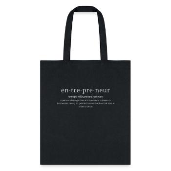 Entrepreneur collection - Tote Bag - black - Front