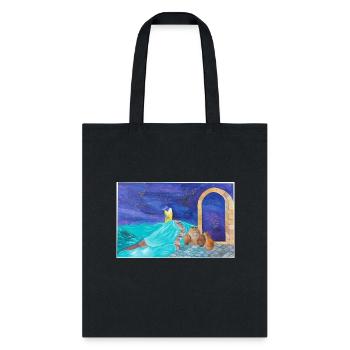 La porte de l’inspiration. - Sac fourre-tout - noir - Devant